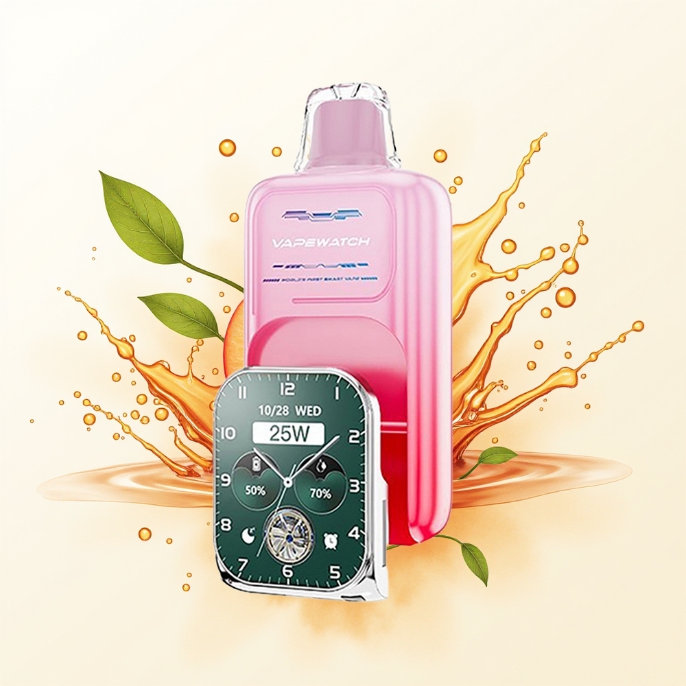 JNR VapeWatch 30000 Brzoskwiniowa Georgia Podwójna Siatka 19mL 1000mAh