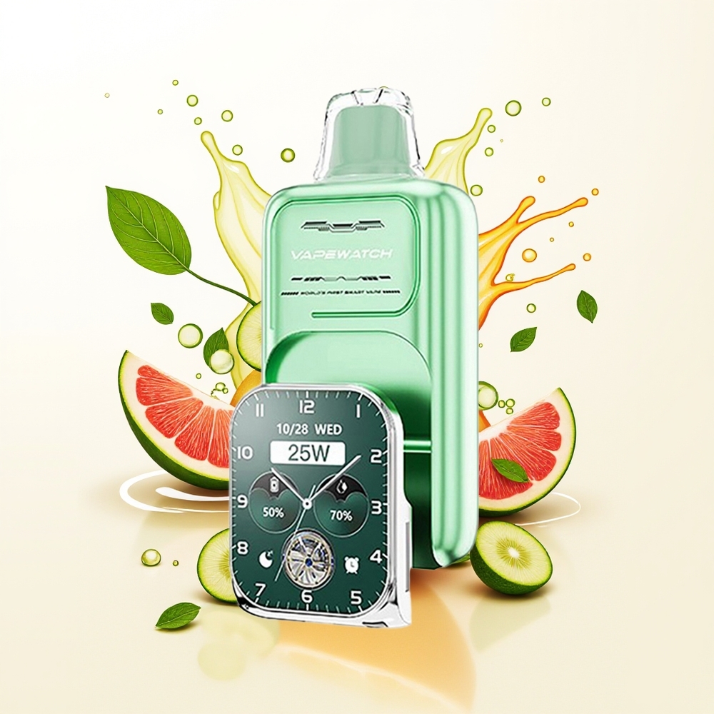 JNR VapeWatch 30000 Miami Mięta Podwójna Siatka 19mL 1000mAh