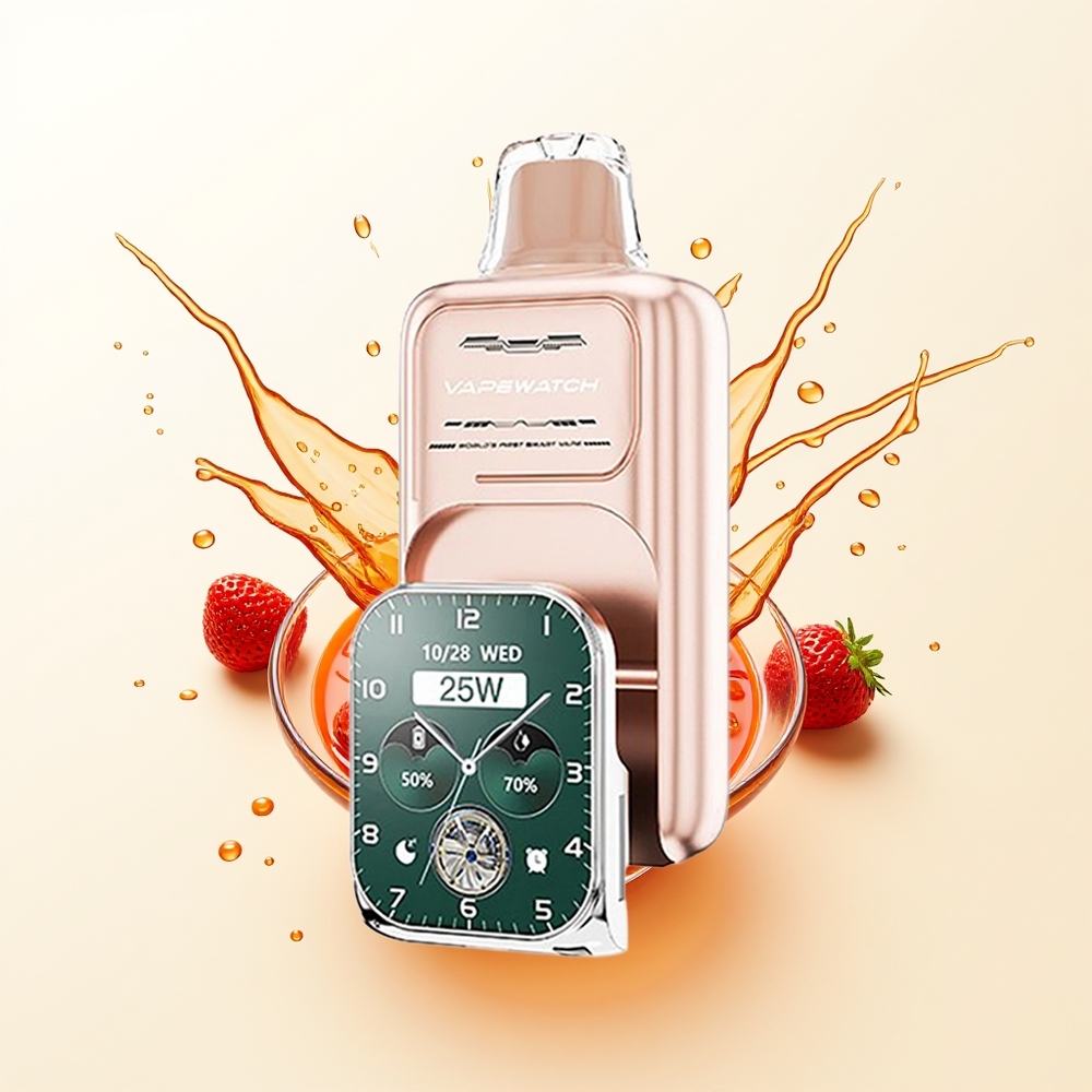 JNR VapeWatch 30000 Truskawkowo-Bananowy Dual Mesh 19mL