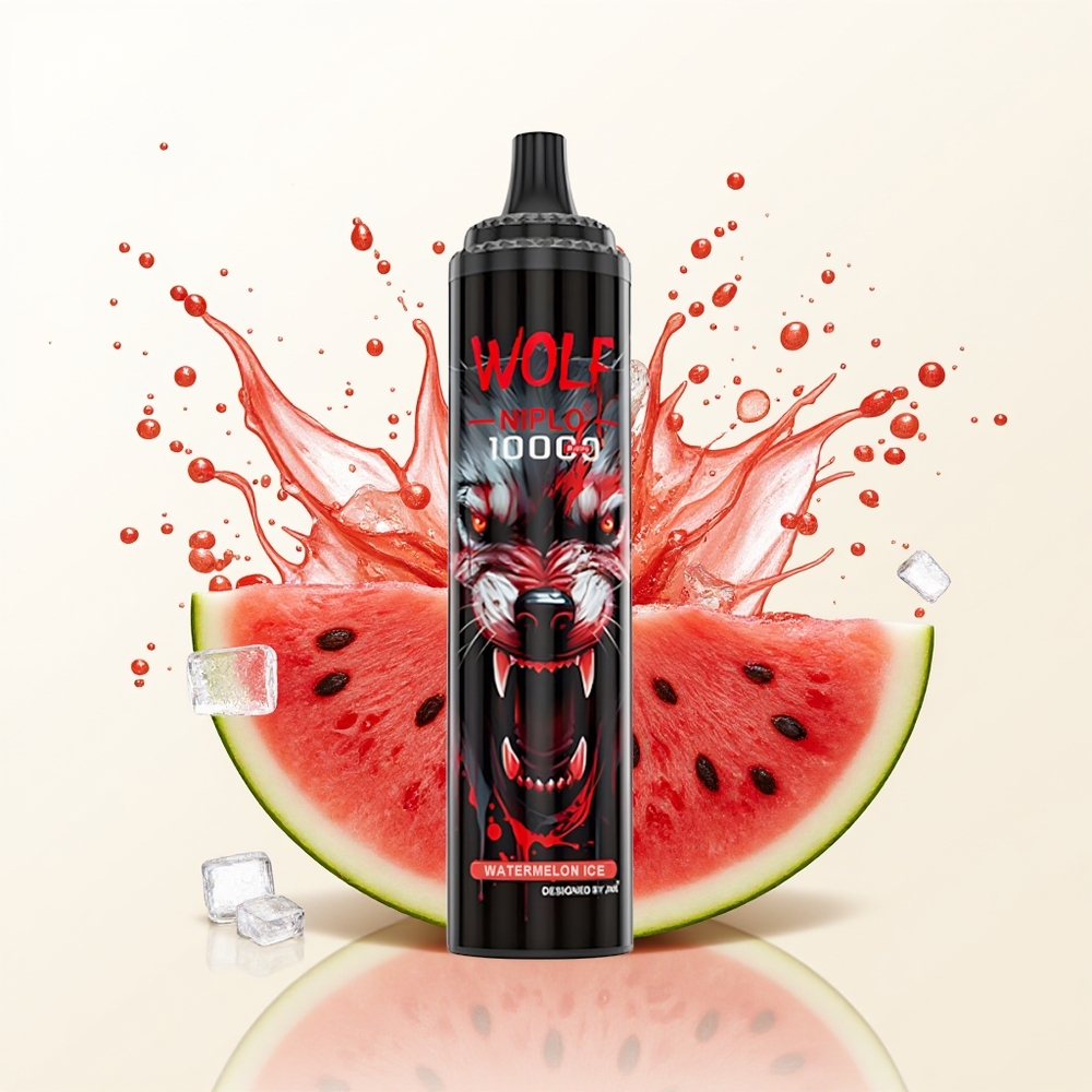 JNR Wolf Niplo 10000 Arbuzowy Lód Mesh 1.0 Ohm 20ml