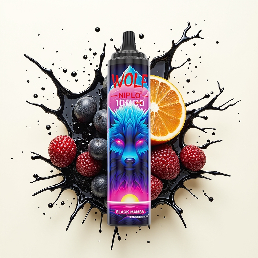 JNR Wolf Niplo 10000 Czarna Mamba 20ml 650mAh