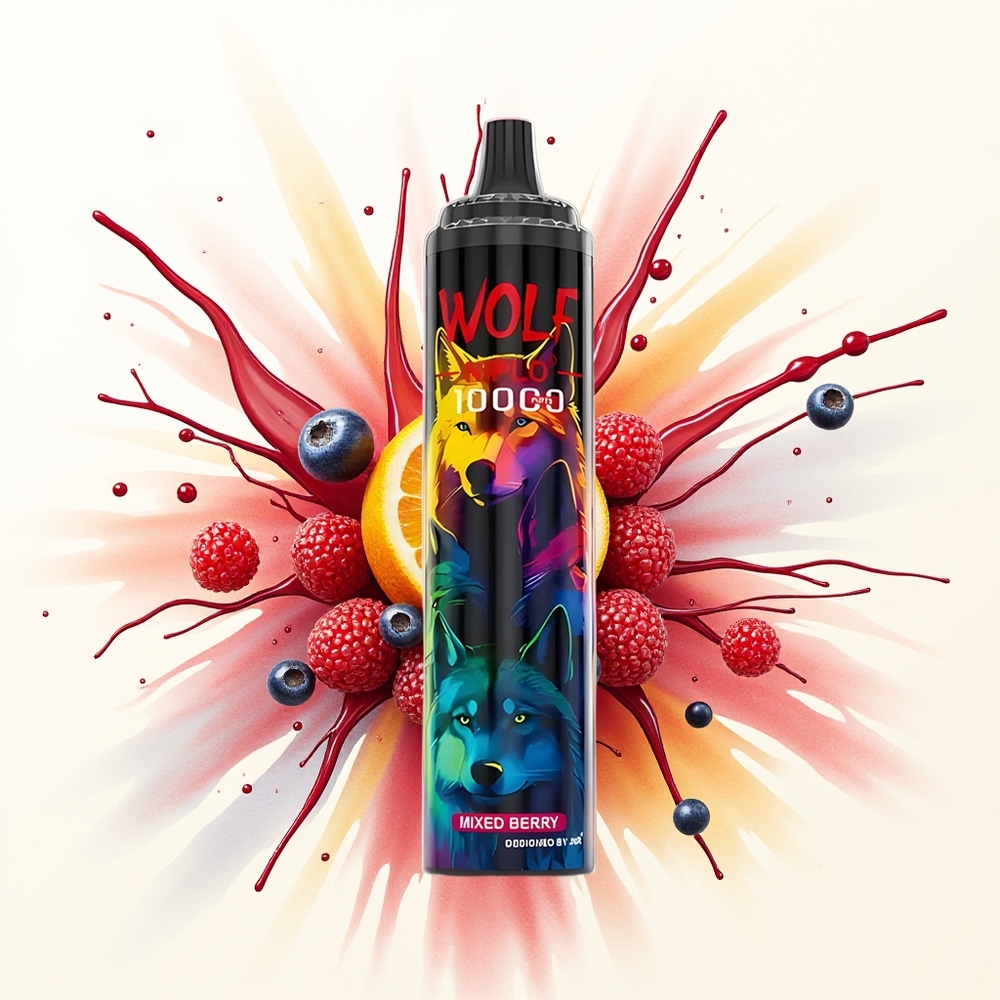JNR Wolf Niplo 10000 Jagodowa Mieszanka 1.0Ohm 20ml