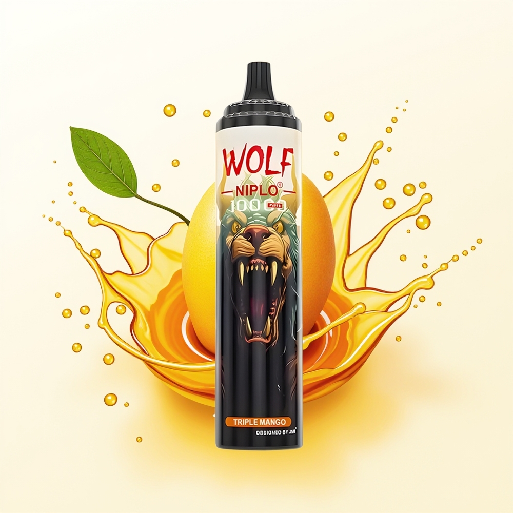 JNR Wolf Niplo 10000 Potrójne Mango 20ml 650mAh