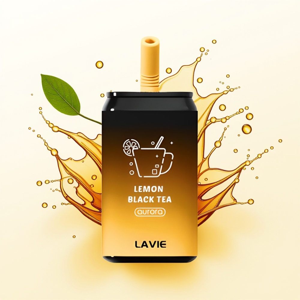 Lavie Aurora 11000 Czarna Herbata Cytrynowa z Typem C i 650mAh