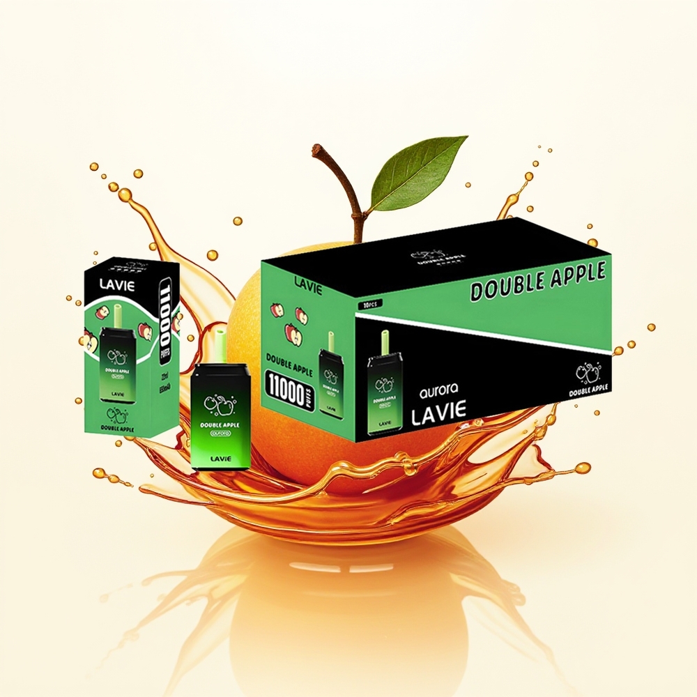 Lavie Aurora 11000 Podwójne Jabłko 22ML 650mAh