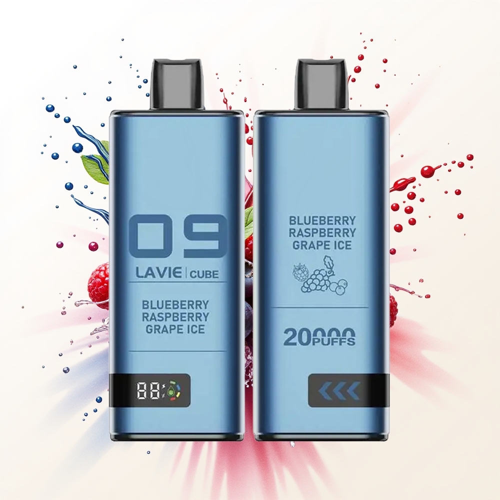 Lavie Cube 20000 Borówka Malina Winogrono Lód 28ML Typ C