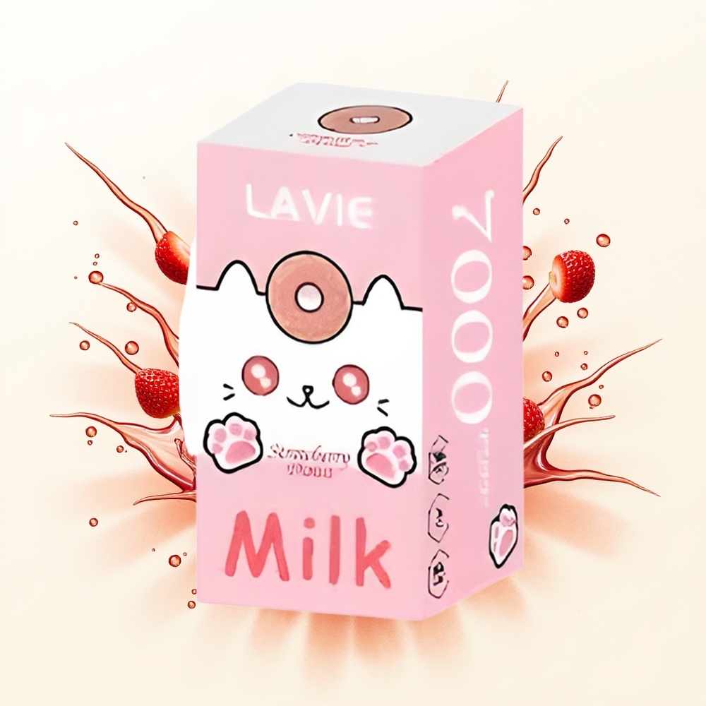 Lavie Milk 7000 Truskawkowy Pączek 600mAh 16ML