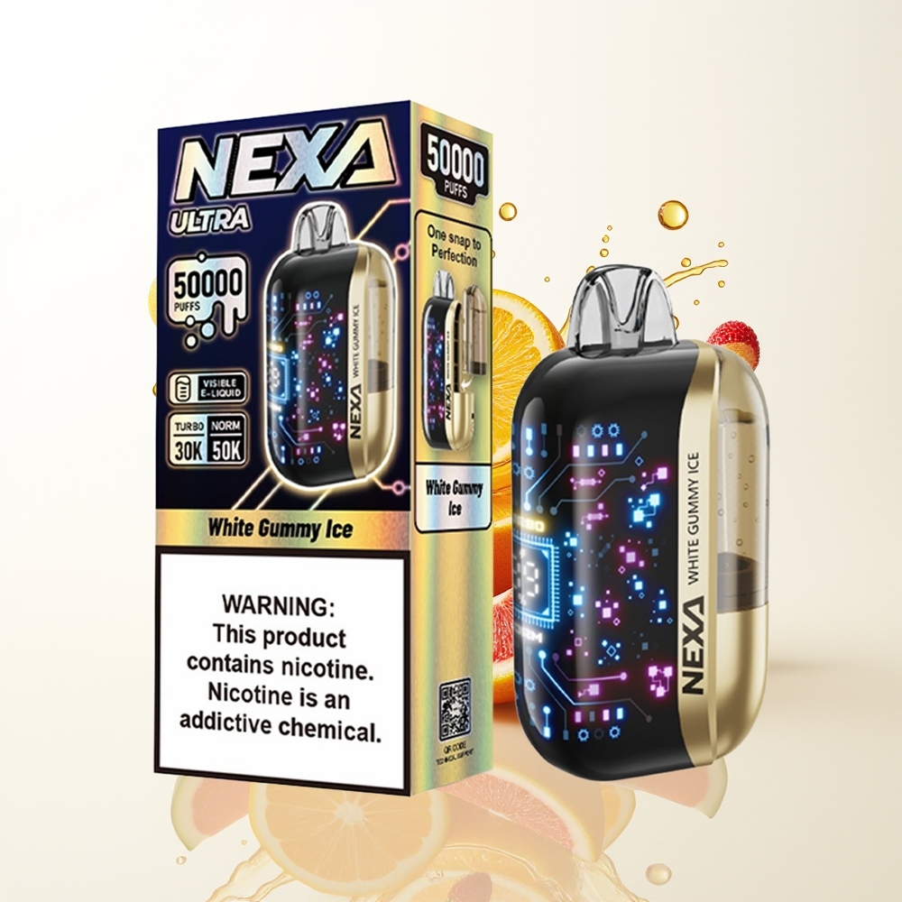 NEXA Ultra 50000 Biały Żelkowy Lód Ultra 20ml 5%
