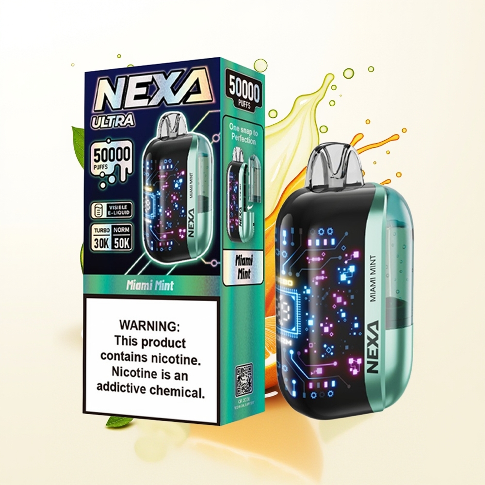 NEXA Ultra 50000 Miami Mięta 20ml Dual Mesh