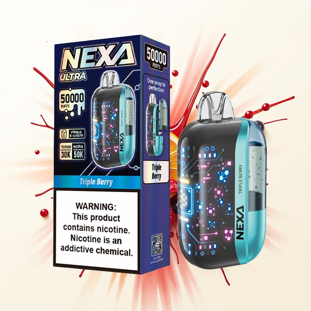NEXA Ultra 50000 Potrójna Jagoda 20ml Dual Mesh