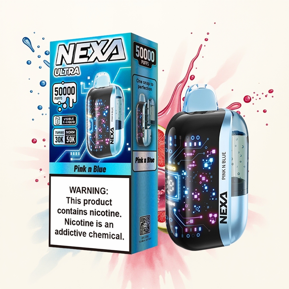 NEXA Ultra 50000 Różowy i Niebieski Ultra 20ml Dual Mesh