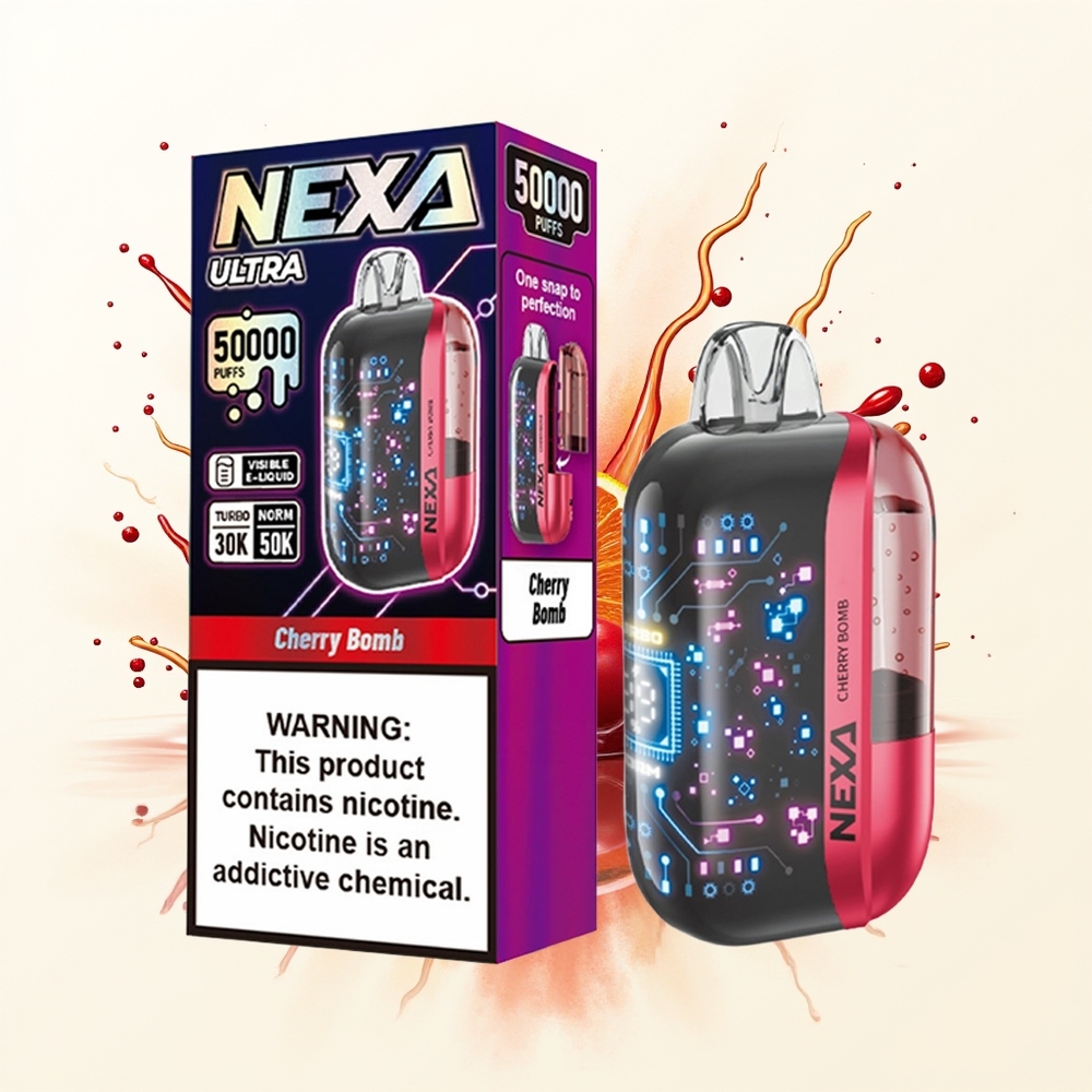 NEXA Ultra 50000 Wiśnia Bomp 5% Dual Mesh