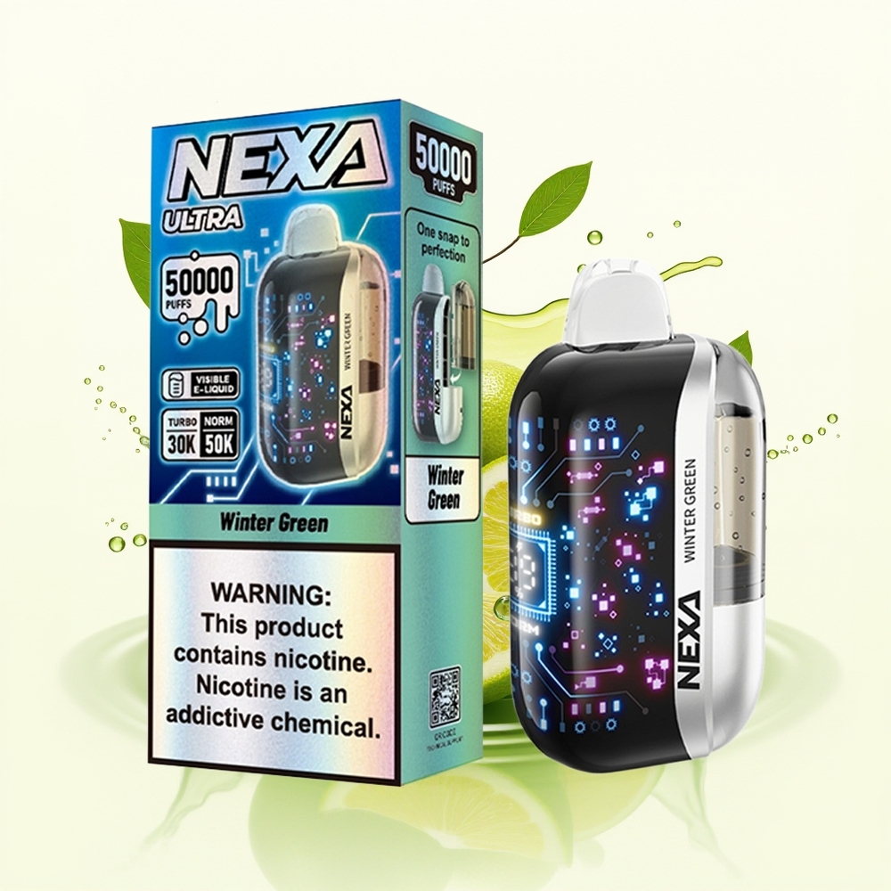 NEXA Ultra 50000 Zimowa Zielona Ultra 20ml 0.9ohm