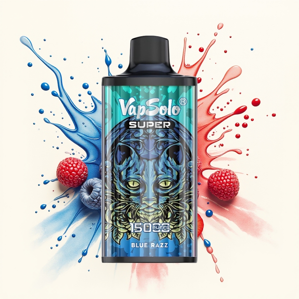 Vapsolo Super 15000 Błękitna Malina 40ml 850mah