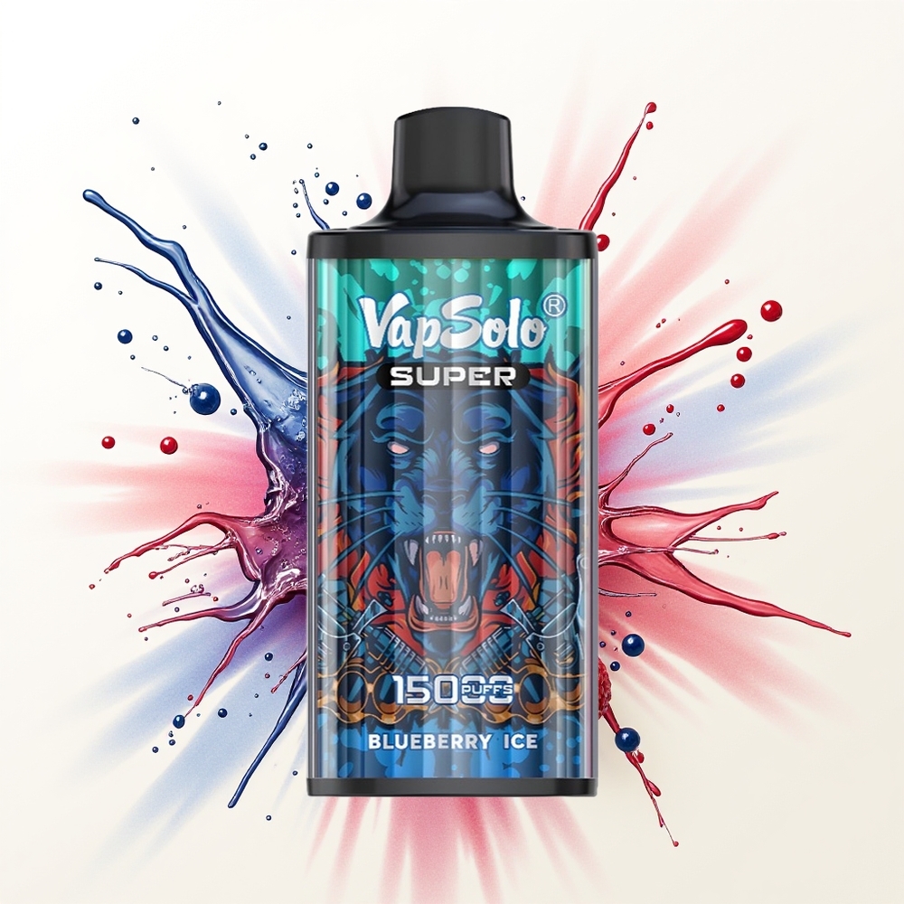 Vapsolo Super 15000 Borówkowy Lód 40ml 850mah