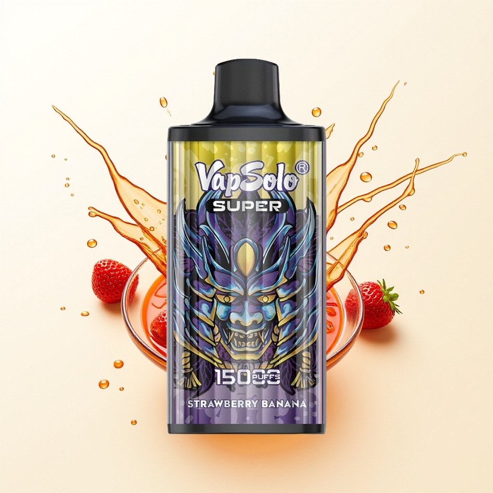 Vapsolo Super 15000 Truskawkowo-Bananowy 850mah Type-C