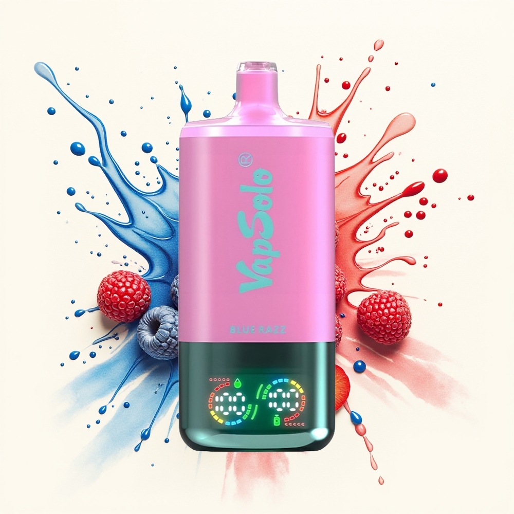 Vapsolo Triple 30000 Niebieska Malina 40ml Type-C