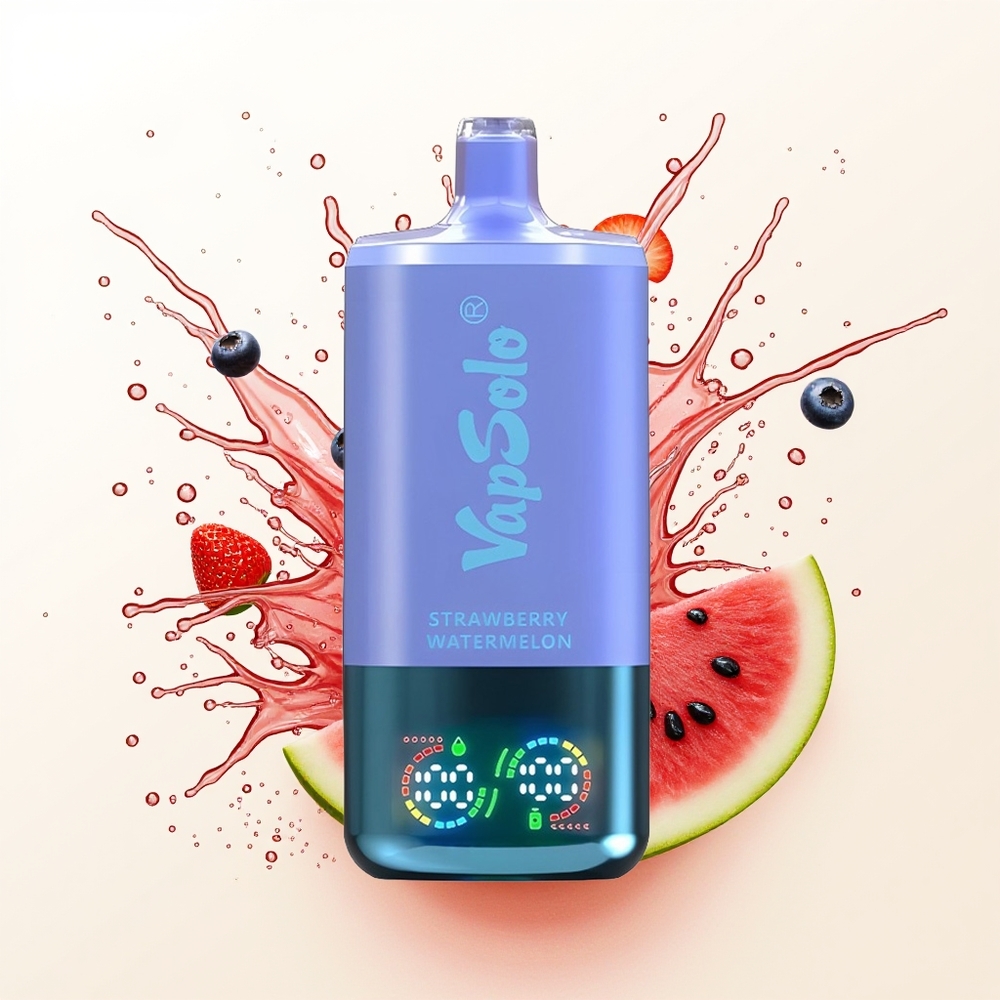Vapsolo Triple 30000 Truskawkowy Arbuz & Jagoda Lód z 40ml i Type-C