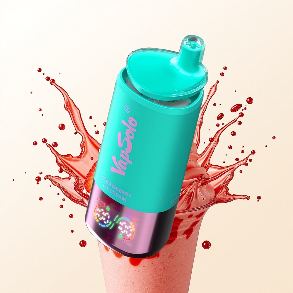 Vapsolo Triple 30000 Truskawkowy Lód Kremowy 40ml Type-C