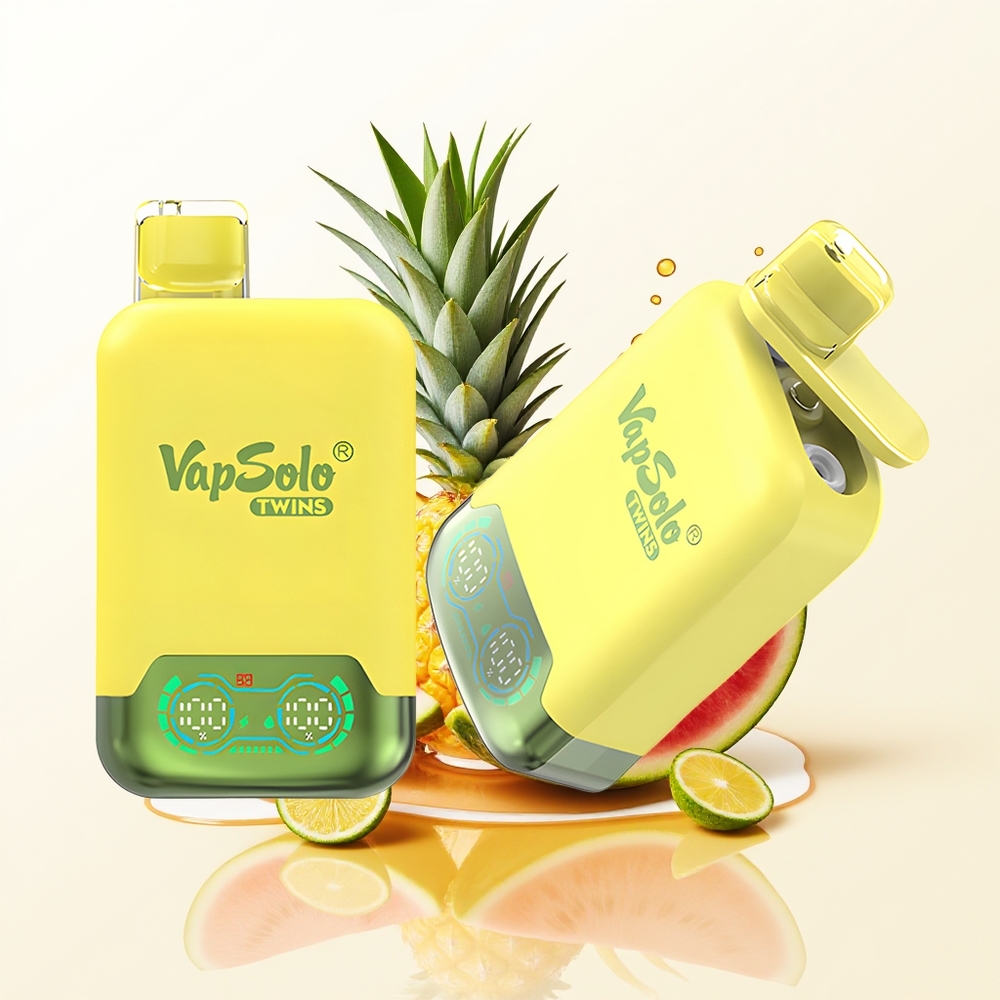 Vapsolo Twins 20000 Ananas Kokos & Arbuzowy Lód z 40 ml i Type-C