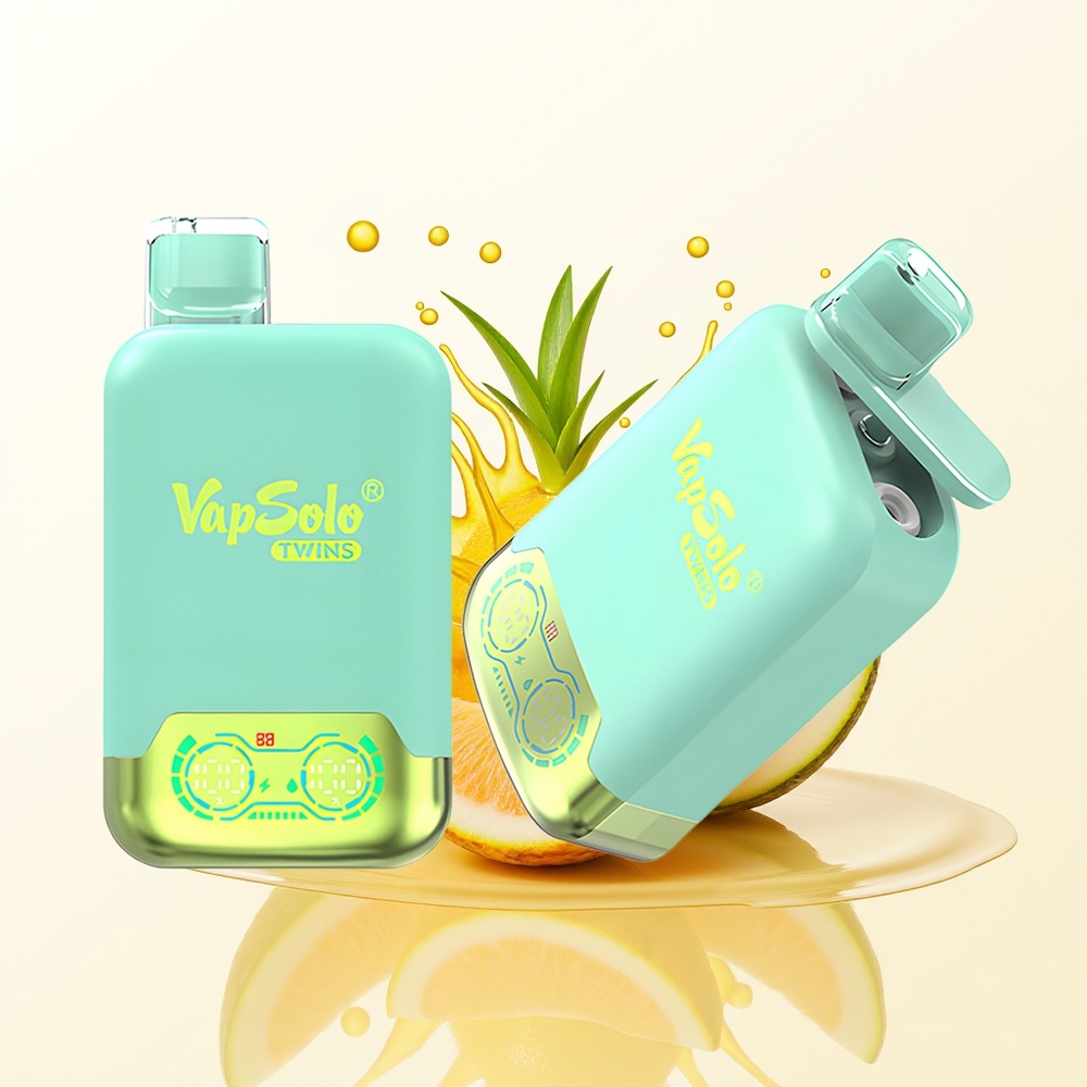 Vapsolo Twins 20000 Potrójny Melon & Ananas Kokos z Podwójnym Zbiornikiem i Typem-C