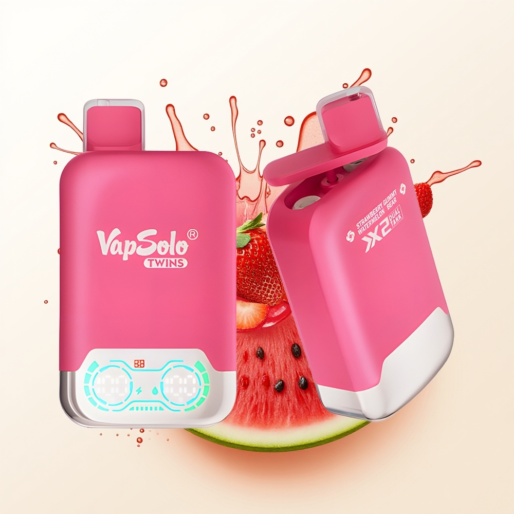 Vapsolo Twins 20000 Truskawkowy Arbuz & Żelkowy Miś 40ml Type-C