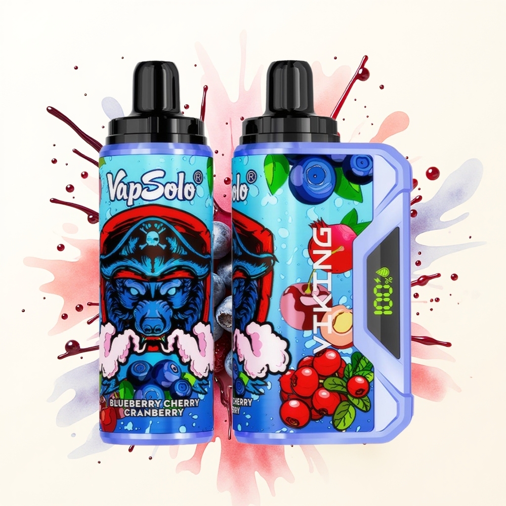 VapSolo VIKING 12000 Borówka Wiśnia Żurawina 22ml Typ-C