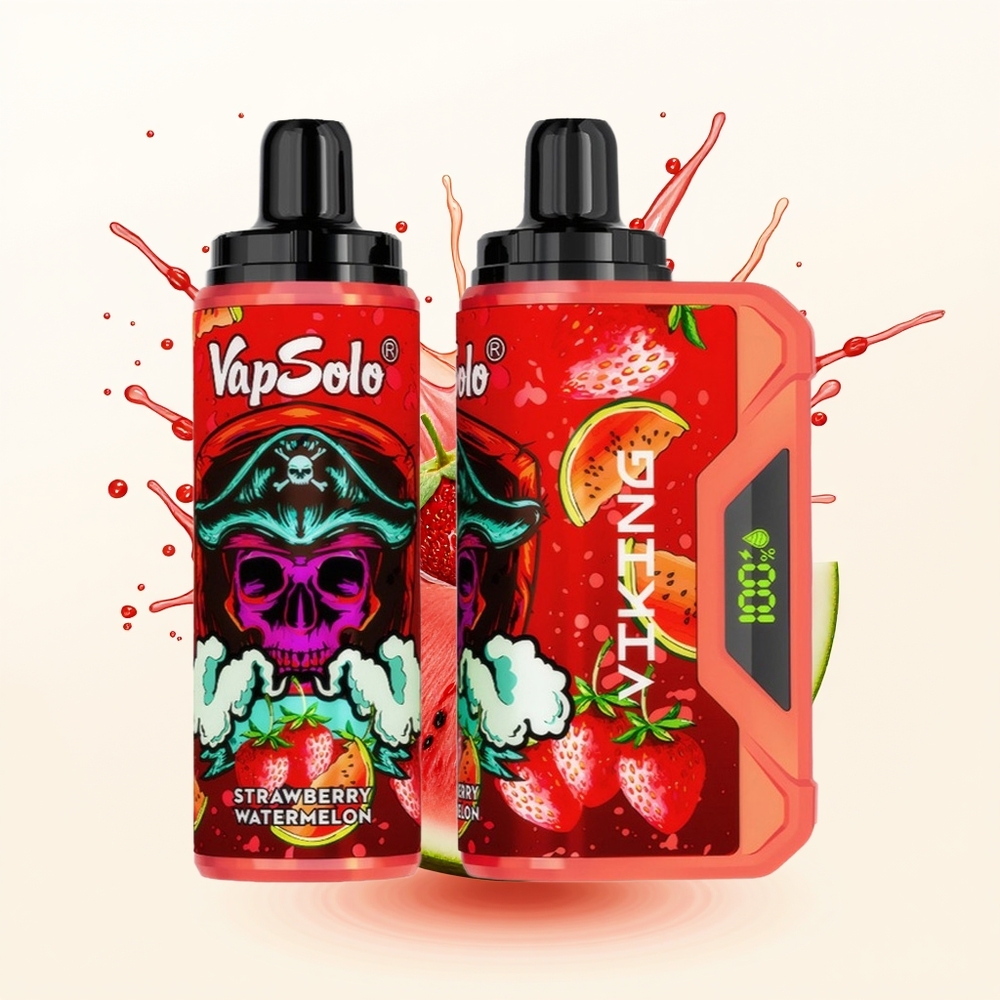 VapSolo VIKING 12000 Truskawkowo-Arbuzowy 22ml Type-C