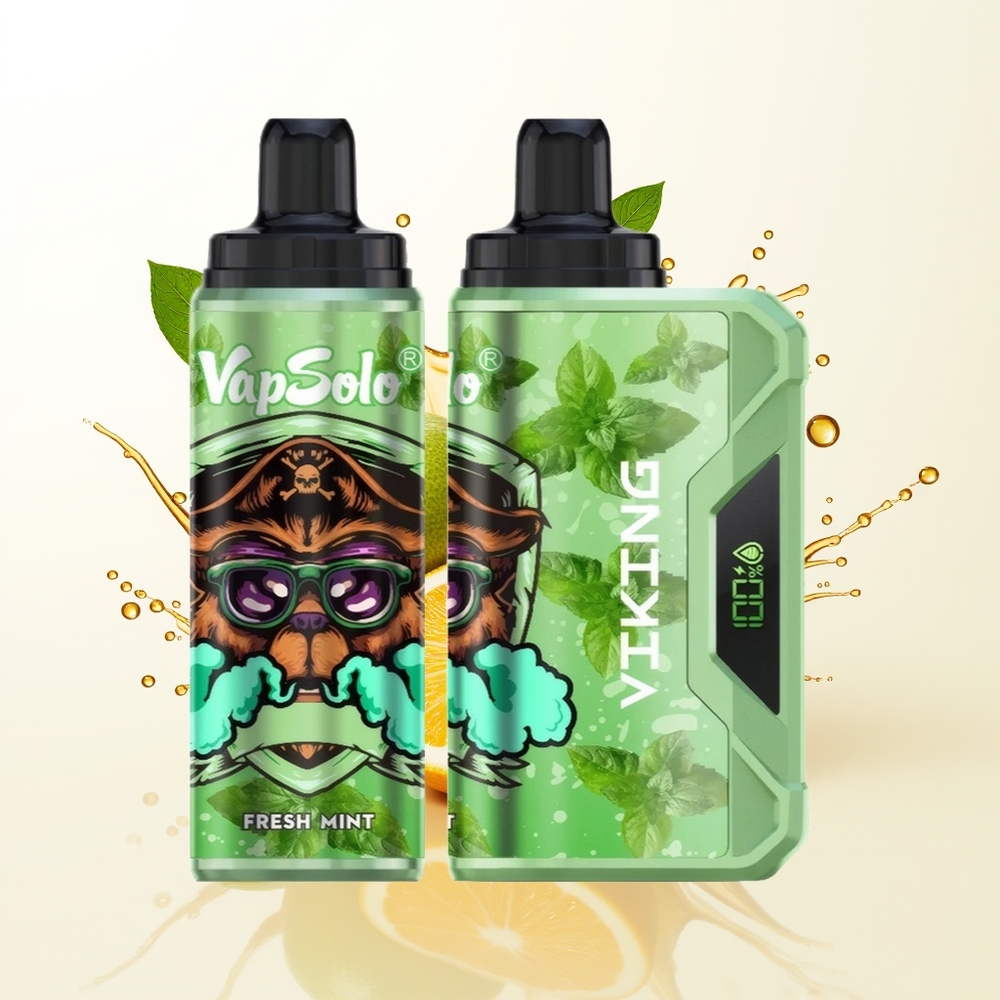 VapSolo VIKING 12000 Świeża Mięta Typ-C 22ml