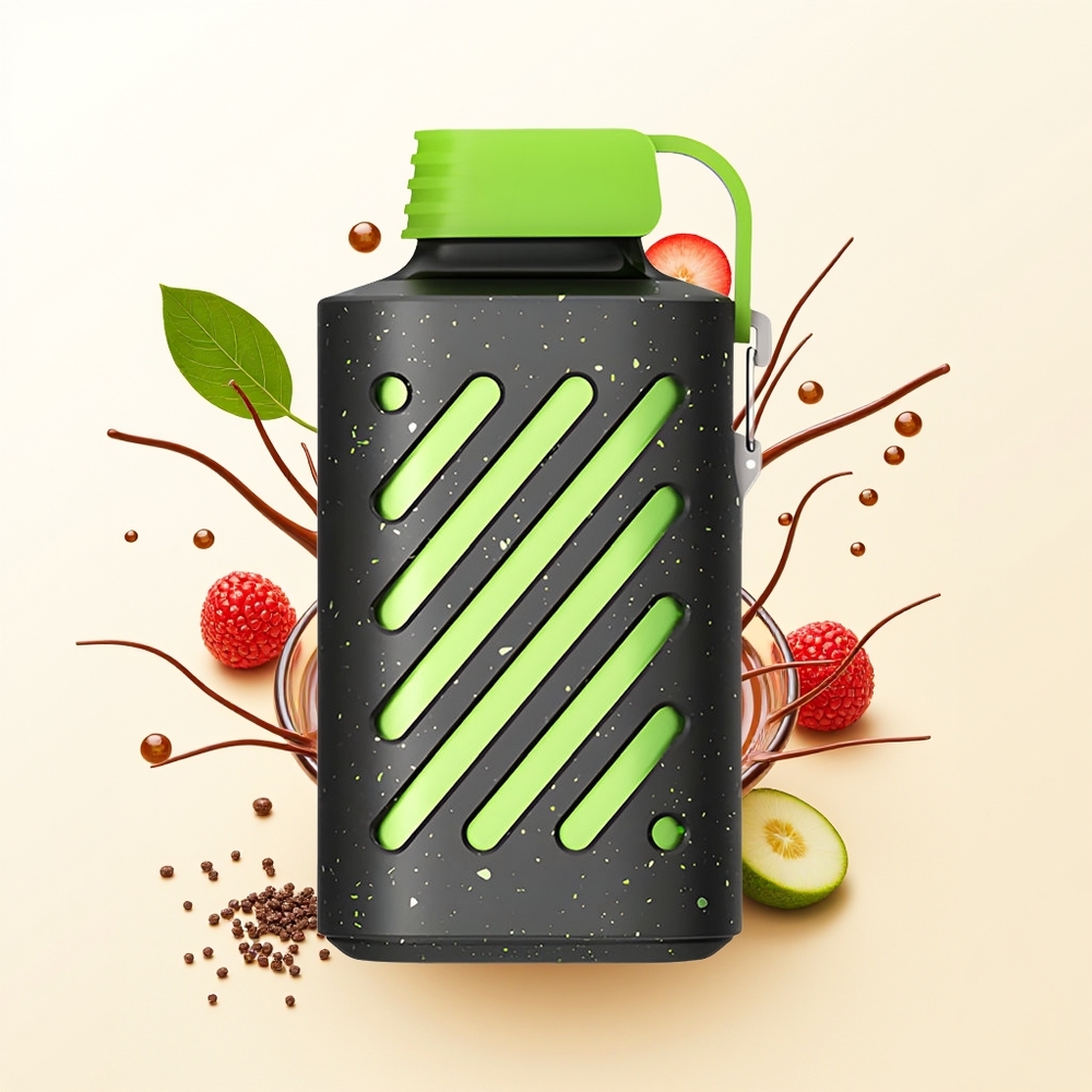 VOZOL GEAR 10000 Krem Czekoladowy Matcha z Funkcjonalną Klamrą i Powiększoną Pojemnością Płynu
