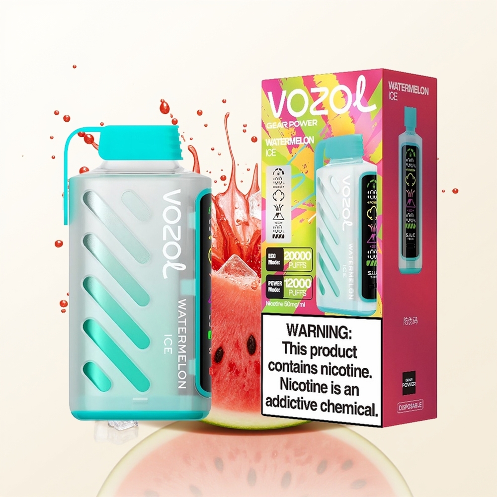 VOZOL Gear Power 20000 Arbuzowy Lód z Podwójną Siatką i Pełnym Ekranem