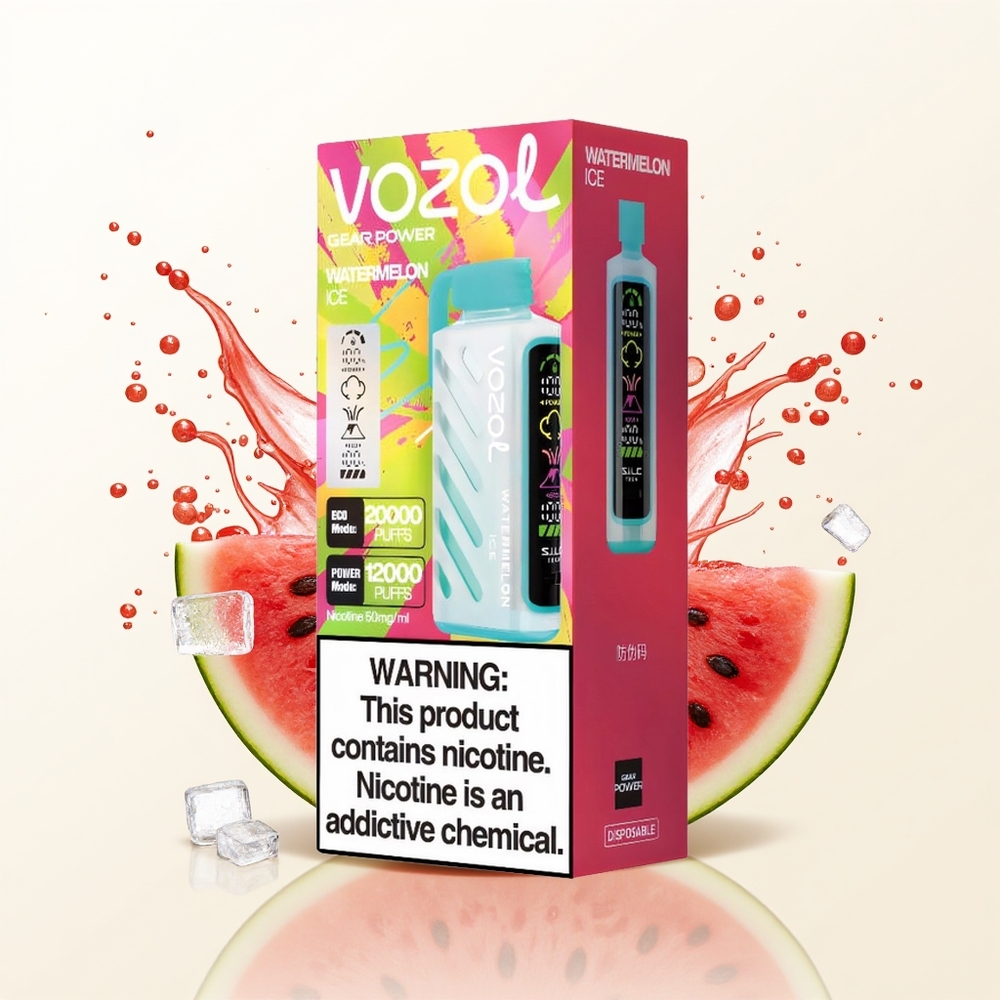 VOZOL Gear Power 20000 Arbuzowy Lód z Podwójną Siatką i Pełnym Ekranem