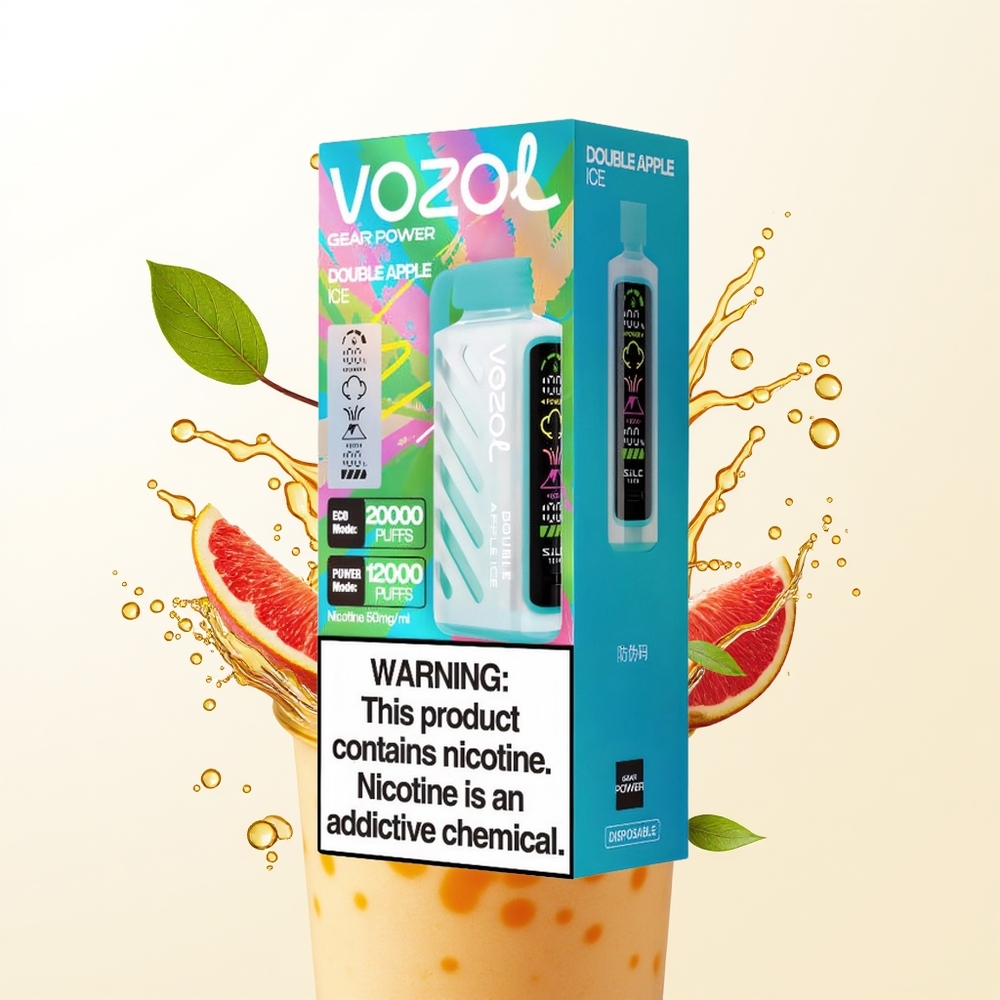 VOZOL Gear Power 20000 Podwójne Jabłko Lód z Technologią S.i.L.C. i Ekranem Pełnoekranowym