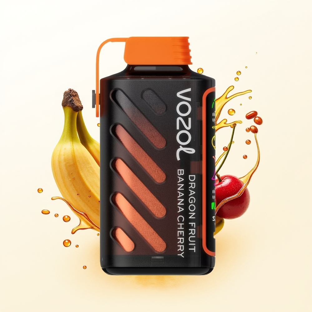 VOZOL Gear Power 20000 Smoczy Owoc Banan Wiśnia z Podwójną Siatką i Ekranem Pełnoekranowym