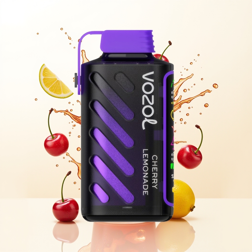 VOZOL Gear Power 20000 Wiśniowa Lemoniada z Dual Mesh Coil i Full Screen Display