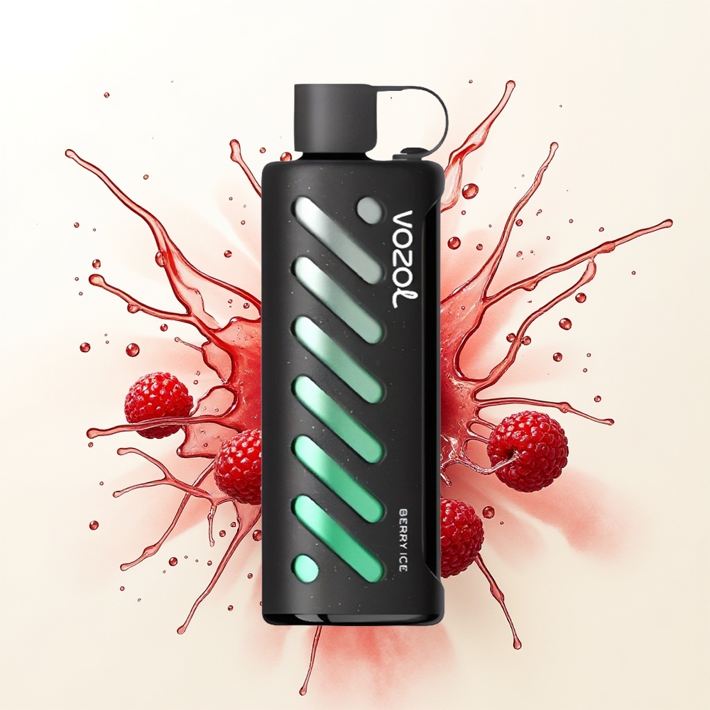 VOZOL Gear Shisha 25000 Jagodowy Lód z Dual Mesh i 5mg Nikotyny