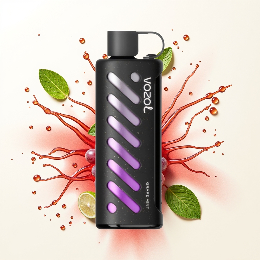 VOZOL Gear Shisha 25000 Miętowy Winogronowy Dual Mesh 5mg