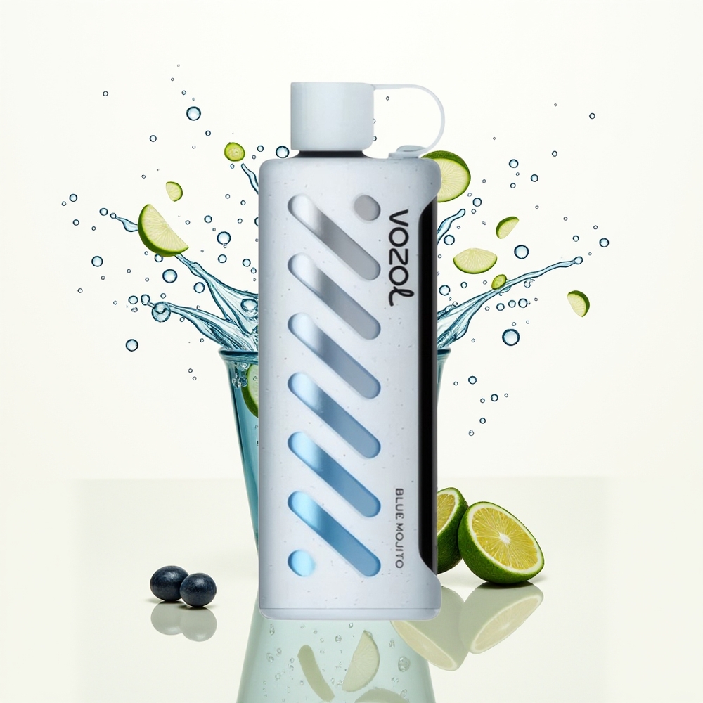 VOZOL Gear Shisha 25000 Niebieski Mojito z Dual Mesh i 5mg Nikotyny