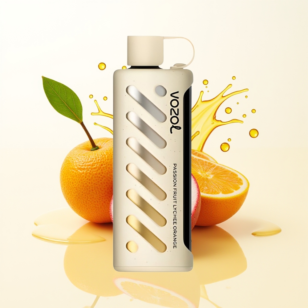 VOZOL Gear Shisha 25000 Passion Fruit Lychee Orange z Dual Mesh i 5mg/ml