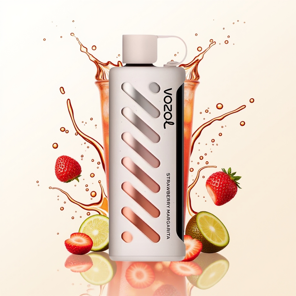 VOZOL Gear Shisha 25000 Truskawkowa Margarita z Podwójnym Mesh i 5mg/ml Nikotyny