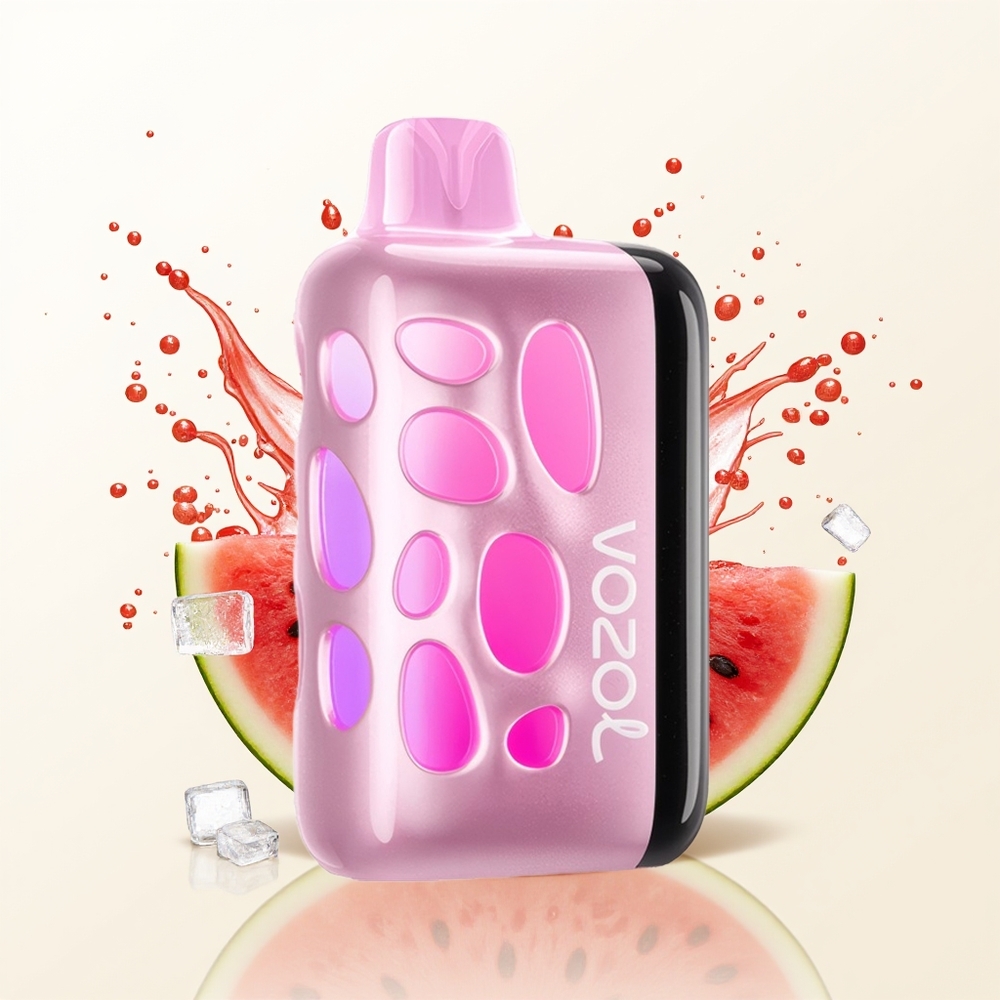 VOZOL RAVE 40000 Arbuzowy Lód z Vibrant Glow i Beat-Synced Party Mode