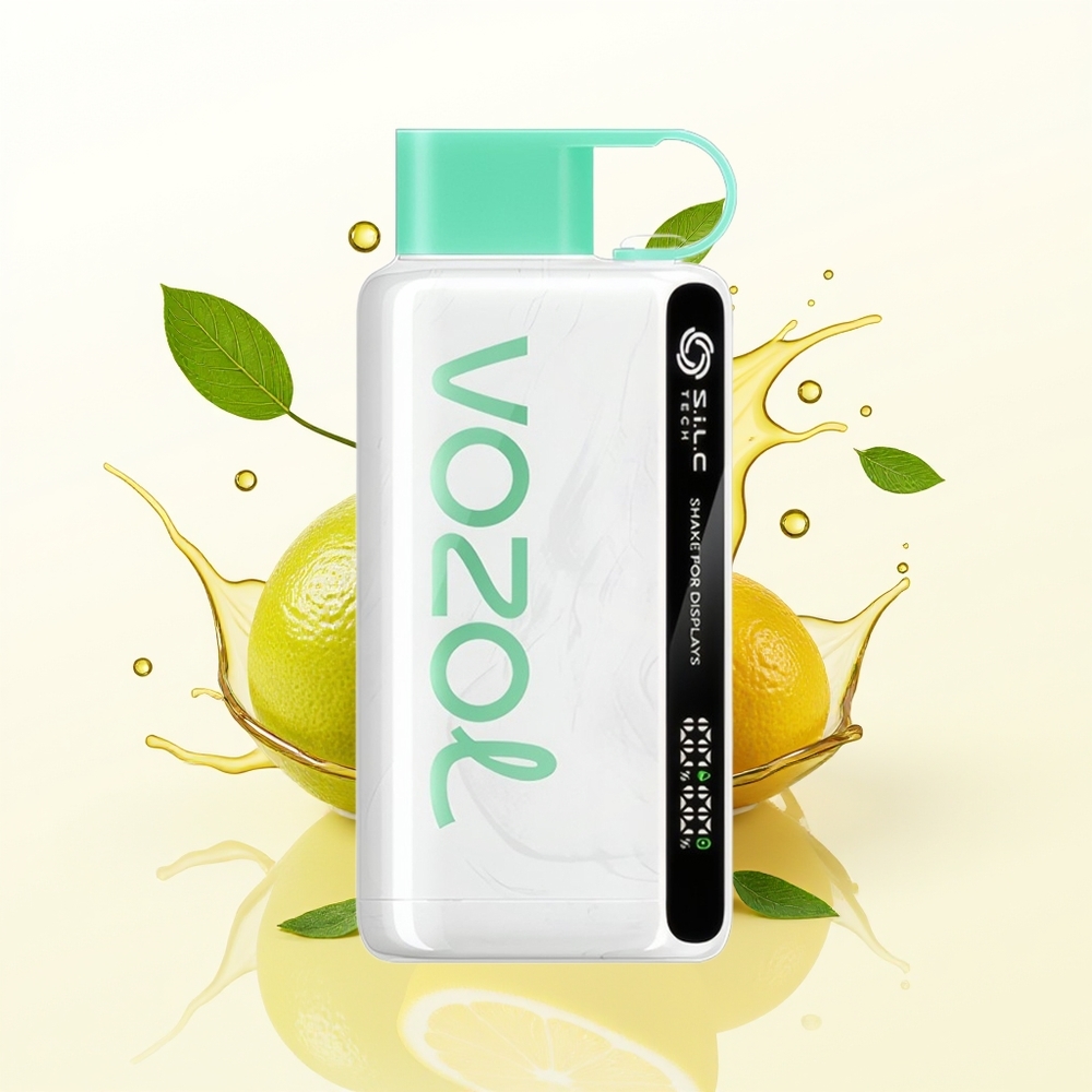 VOZOL STAR 9000/12000 Cytrynowo-Miętowy z S.i.L.C TECH i Ładowaniem 30% Szybszym