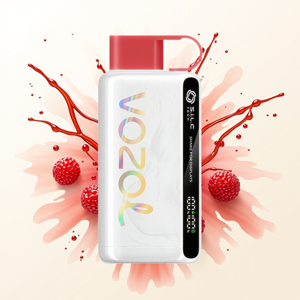VOZOL STAR 9000/12000 Truskawka Malina Wiśnia z S.i.L.C TECH i Ładowaniem 30% Szybciej
