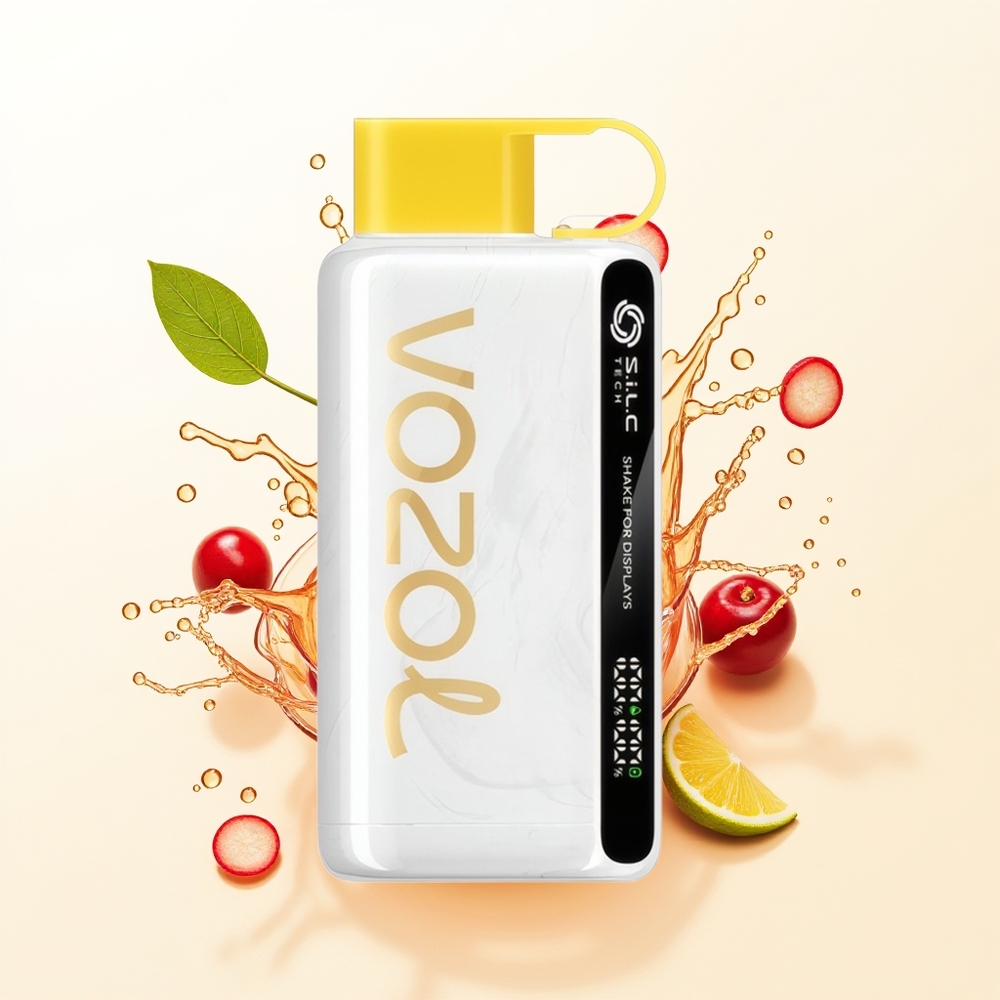 VOZOL STAR 9000/12000 Wiśniowa Brzoskwinia Lemoniada z Recycled i Szybkim Ładowaniem
