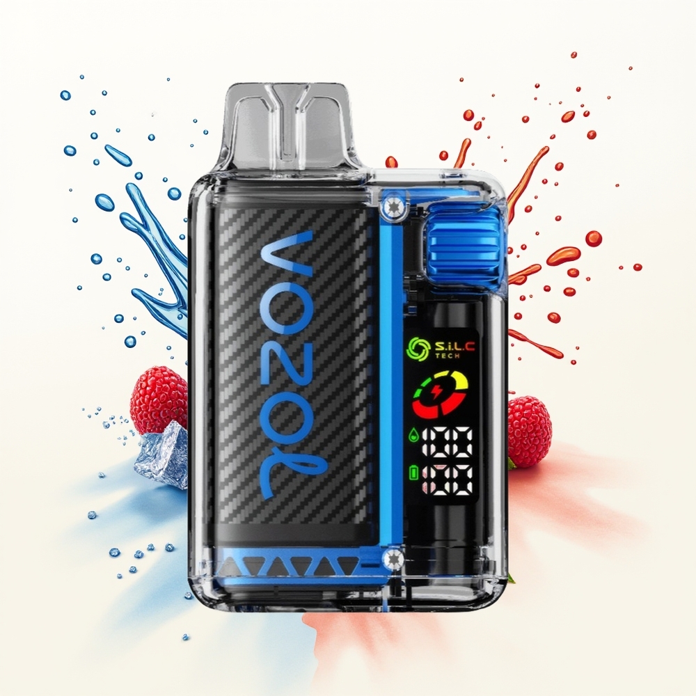 VOZOL Vista 20000 Błękitna Malina Lód z OLED i Dual Mesh