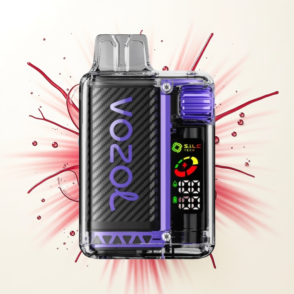 VOZOL Vista 20000 Winogronowy Lód z OLED i Dual Mesh