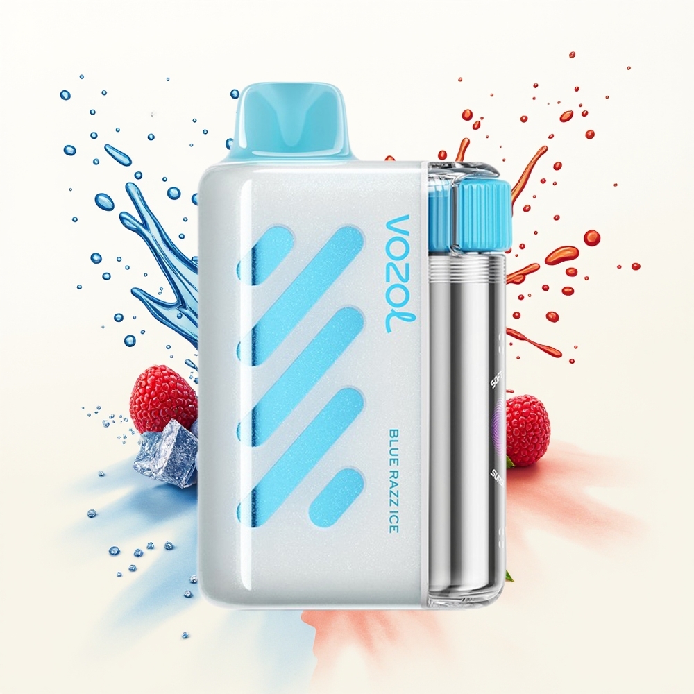 VOZOL VISTA 40000 Blue Razz Ice z S.i.L.C i Mesh Coil